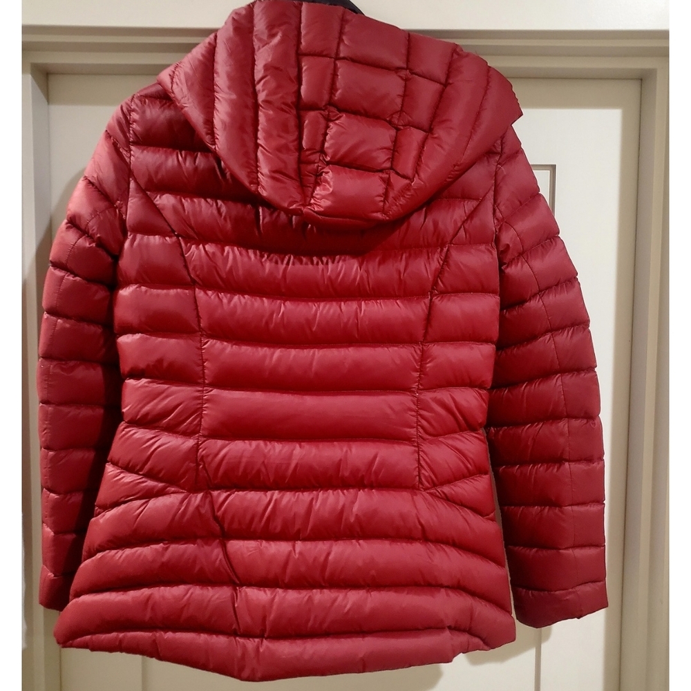 Soia & Kyo Crimson Red Puffer Down Jacket Women's - Picture 4 of 13